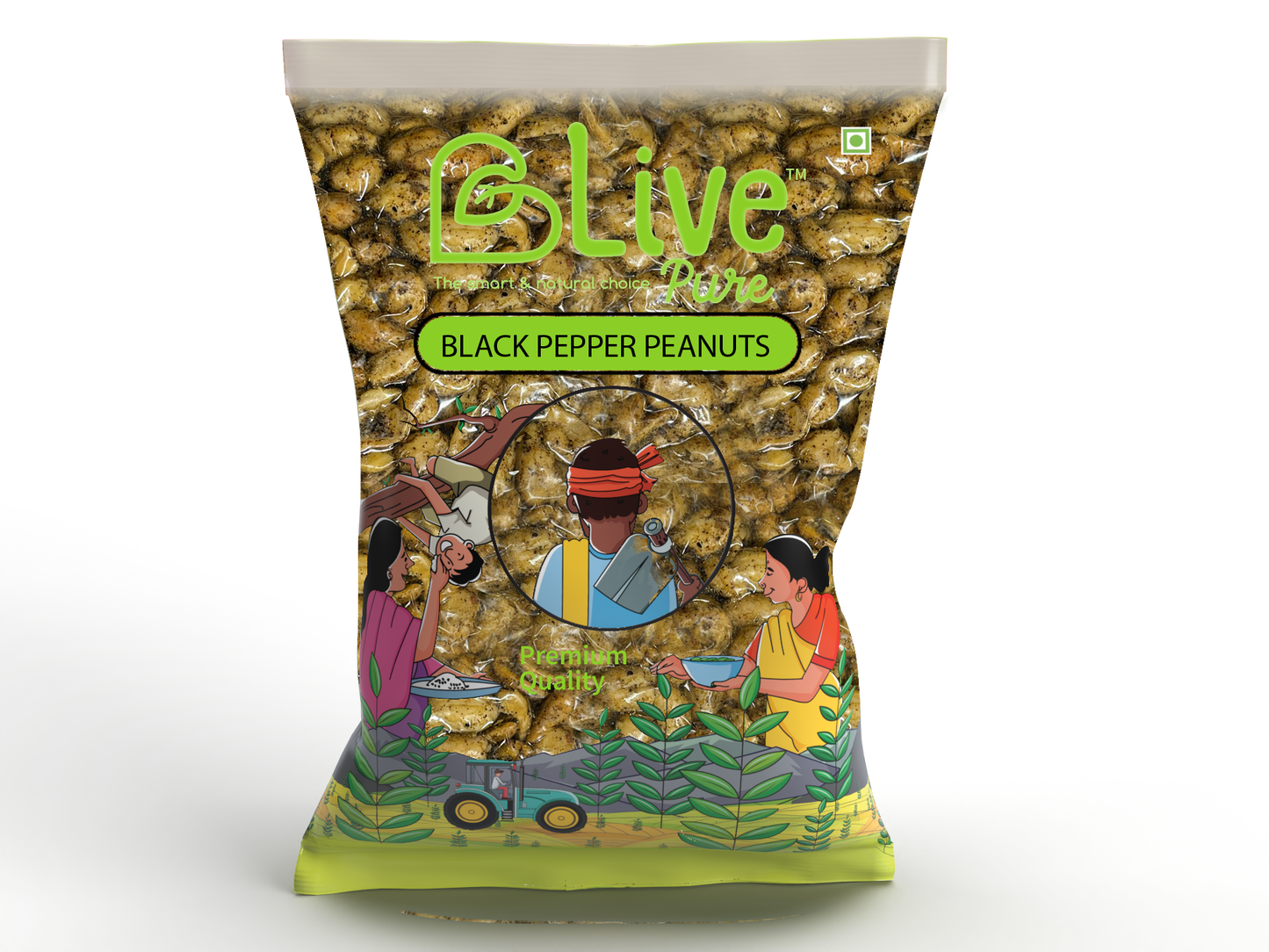 Jumbo Black Pepper Peanuts 200 Gms. 200 Gms.