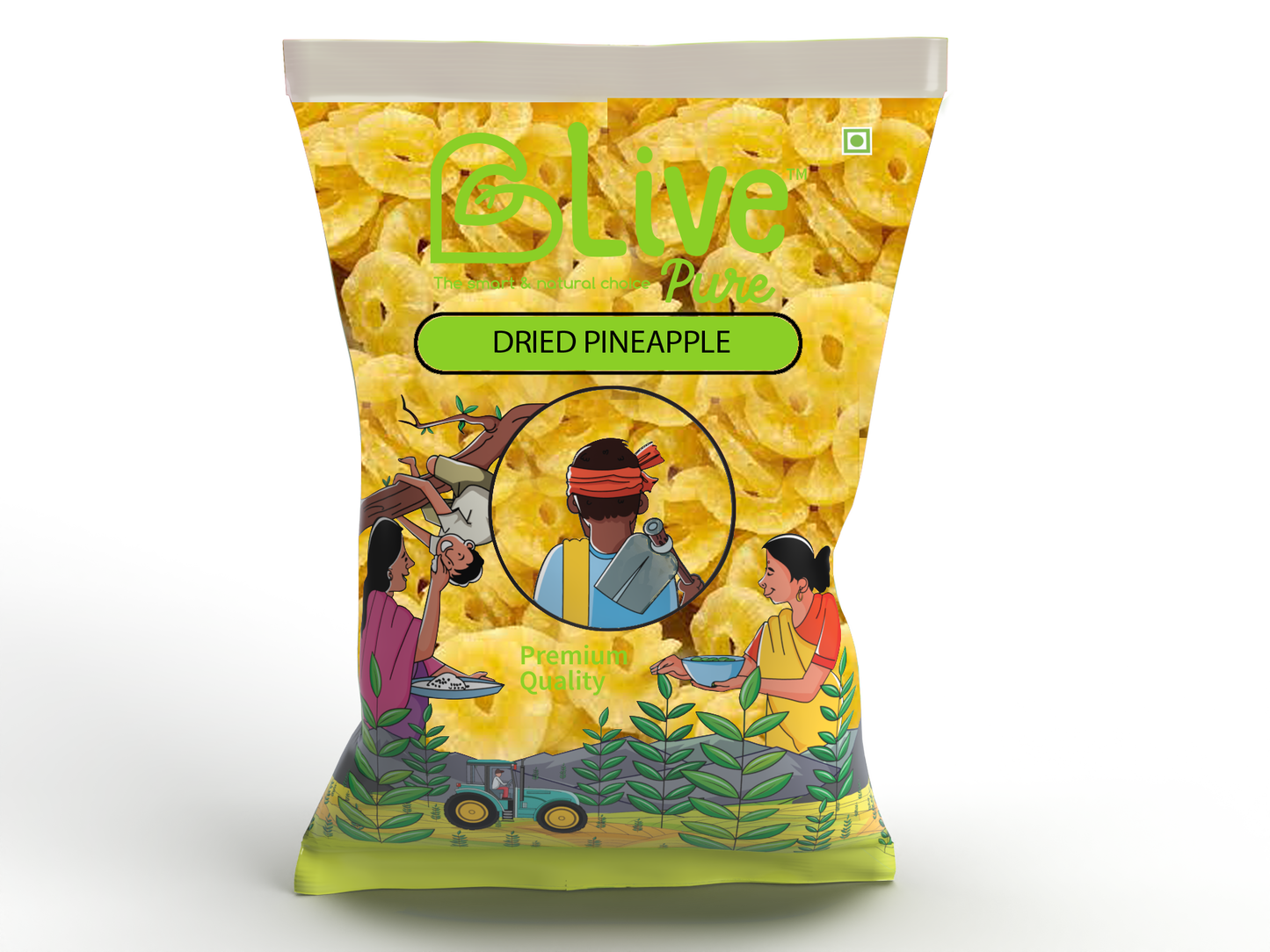 Dried Pineapple 100 Gms.