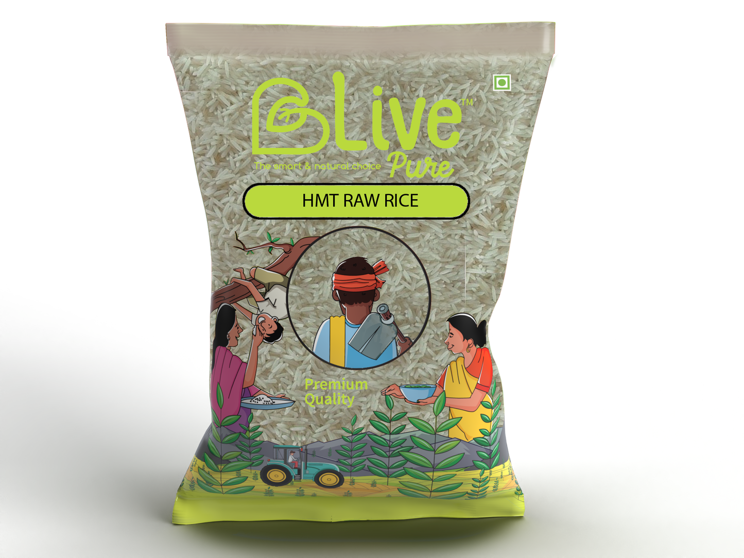 HMT Raw Rice 1 Kg.