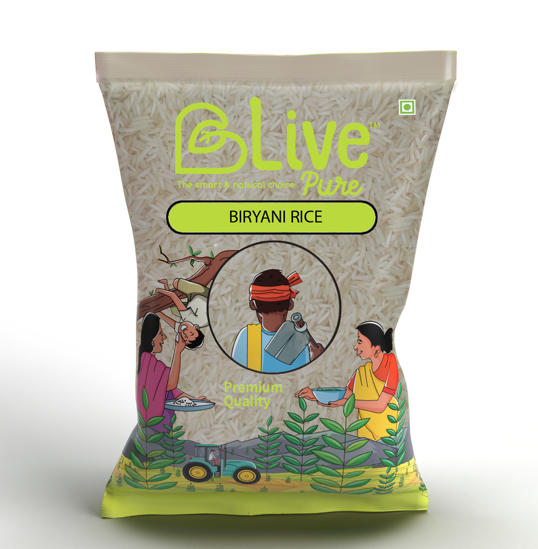 Biryani Rice 500 Gms. – BLive Pure