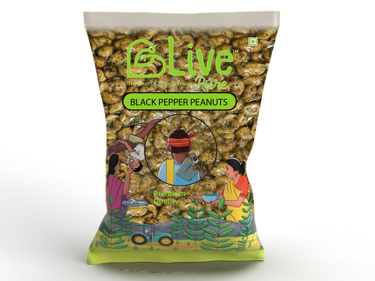 Jumbo Black Pepper Peanuts 200 Gms. 200 Gms.