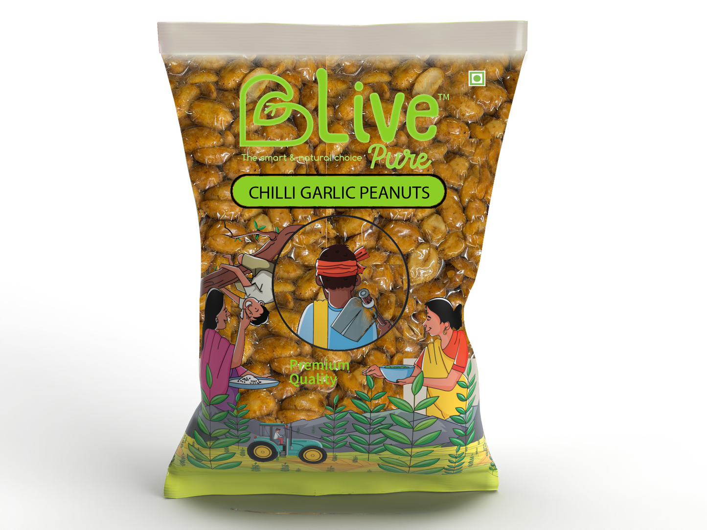 Jumbo Chilli Garlic Peanuts 200 Gms. 200 Gms.