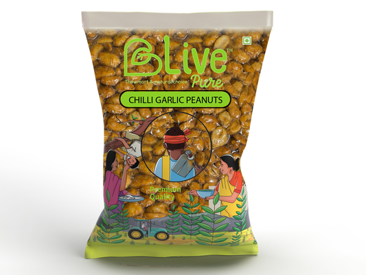 Jumbo Chilli Garlic Peanuts 200 Gms. 200 Gms.