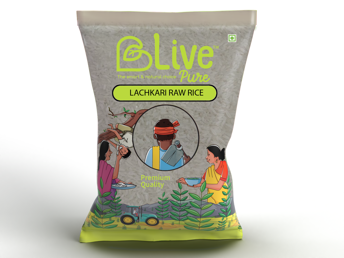 Lachkari Raw Rice 1 Kg.