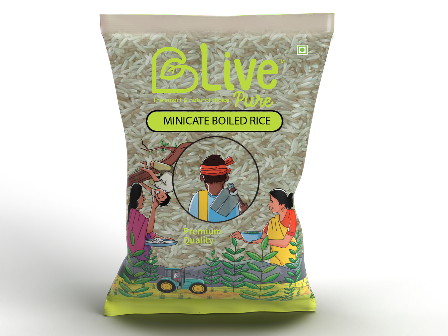 Minicate Boiled Rice 1 Kg.