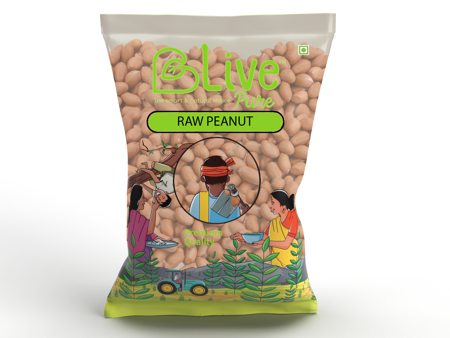 Raw Peanut 500 Gms.